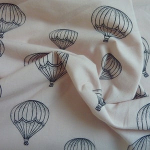 50cm Biojersey Float Away shell powder puder rosa Heißluftballon, Bloome