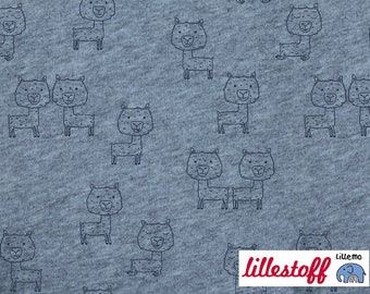 50cm Biojersey Al Paka meliert, Lillestoff Lillemo