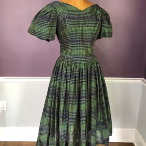 green emerald velvet dress Apron Dress in Green Vines  BATSHEVA