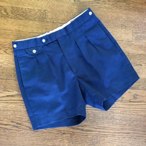 80s 90s Grandpa Pleated Short Shorts / Vintage Tai