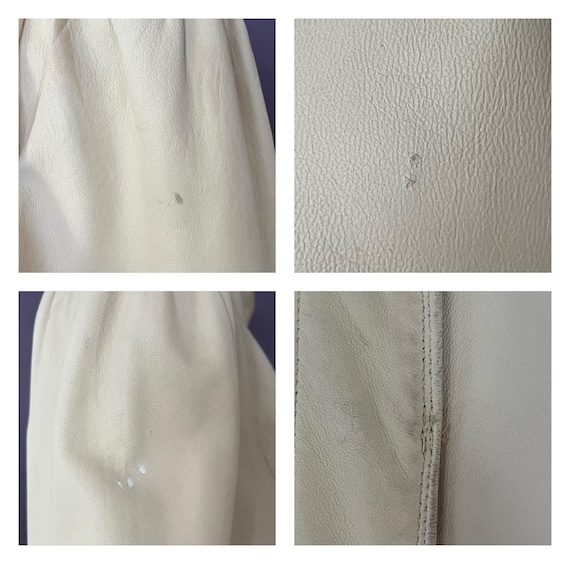 Sick Soft Leather Overcoat, 80s Does 40s Styling - image 8