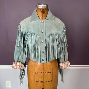Cropped Suede Jacket - Etsy