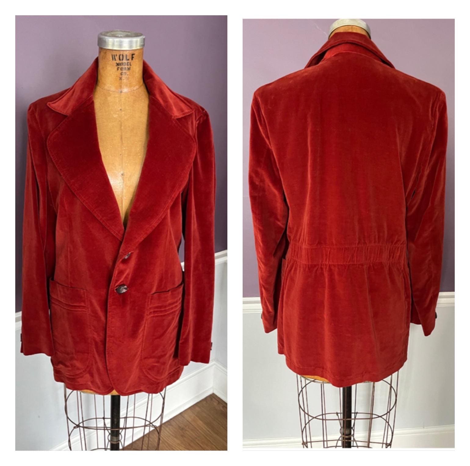 70s Big Lapel Jacket - Etsy Canada 70s Big Lapel Jacket - Etsy Canada