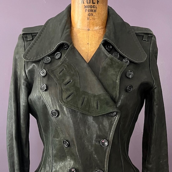 Sick SOFT Lambskin Military Style Trench Coat by B.U.I. De Barbara Bui