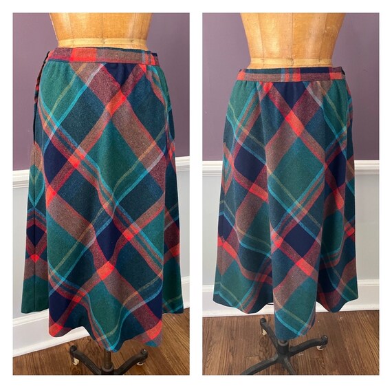 Bias cut wool skirt top