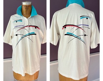 80s Graphic Golf Tennis Women’s Polo Shirt