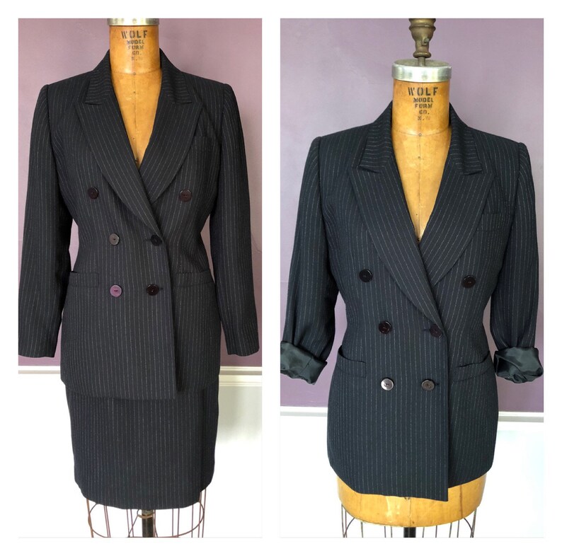 1990s double breasted suit