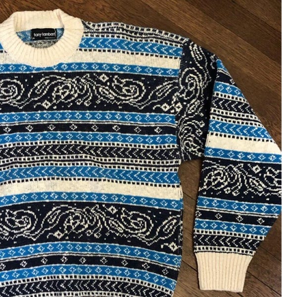 VTG Tony Lambert Oversized Nordic Ski Sweater