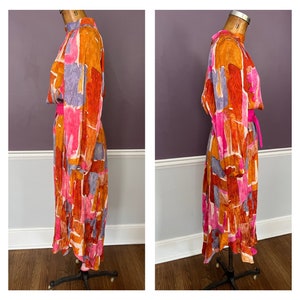 Caftán largo maxi con cuello alto y mangas largas Jessamine de Maeve by Anthropologie, nuevo con etiquetas. imagen 8