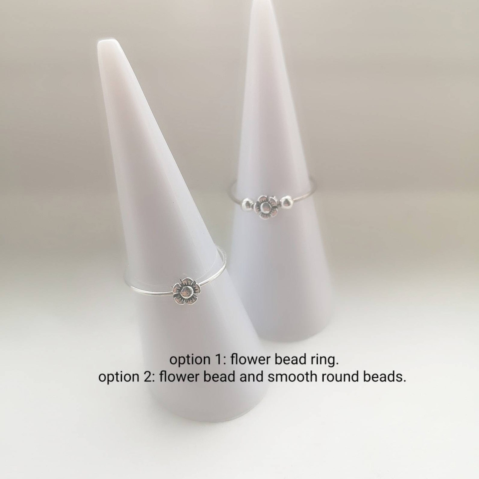 Flower Fidget Ring. Sterling Anxiety Ring. ADHD Ring Worry. Play Ring ...