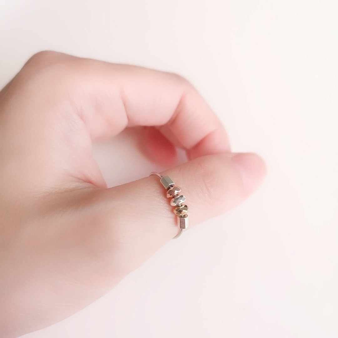 HEMOTON Anneau Rotatif Anti-Stress Pour Garçon Et Filles, Taille