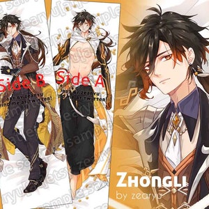 Fan-made Zhongli Pillow Cover