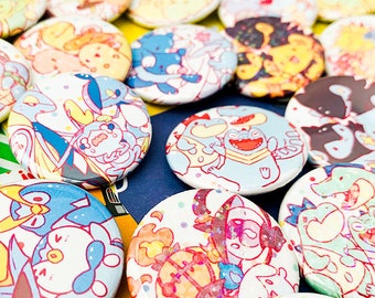 Poke Pin Buttons, Badge (1.25 inch)