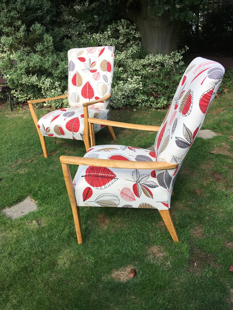 SOLD. Pair of Original Parker Knoll Chairs Refurbished Etsy