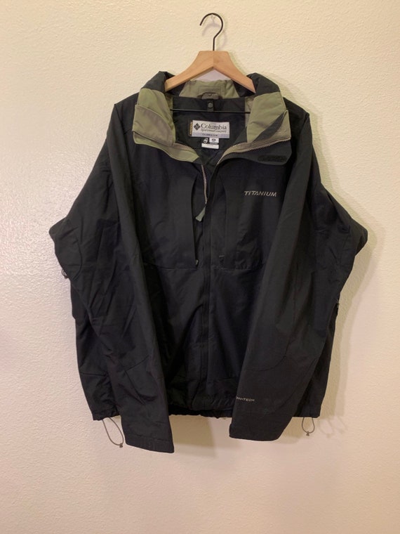 mens columbia titanium jacket omni tech