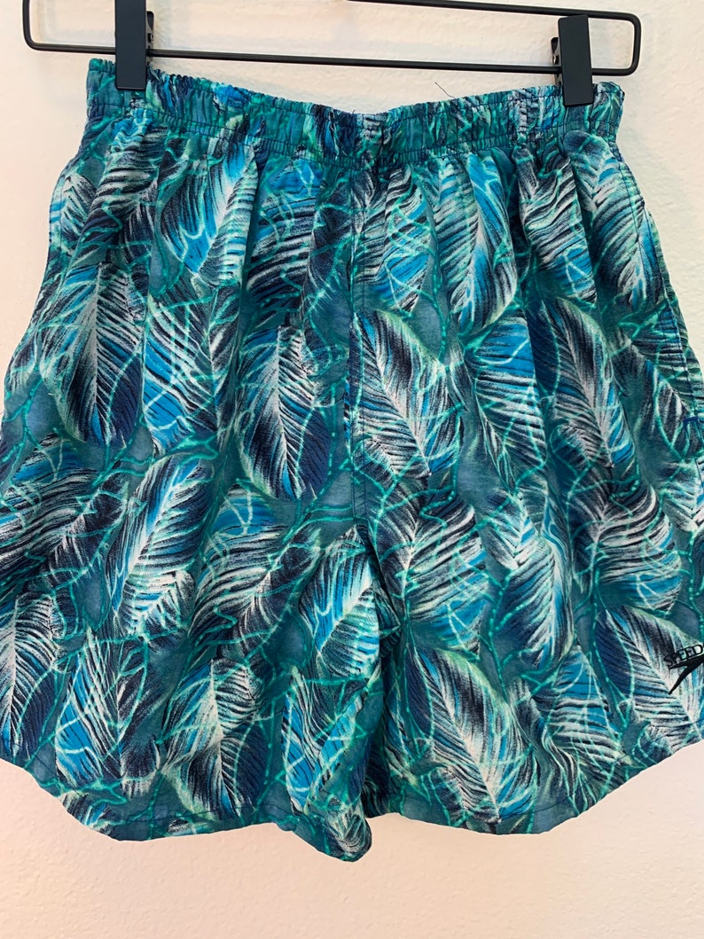 size Medium Vintage Speedo hawiian style swimwear