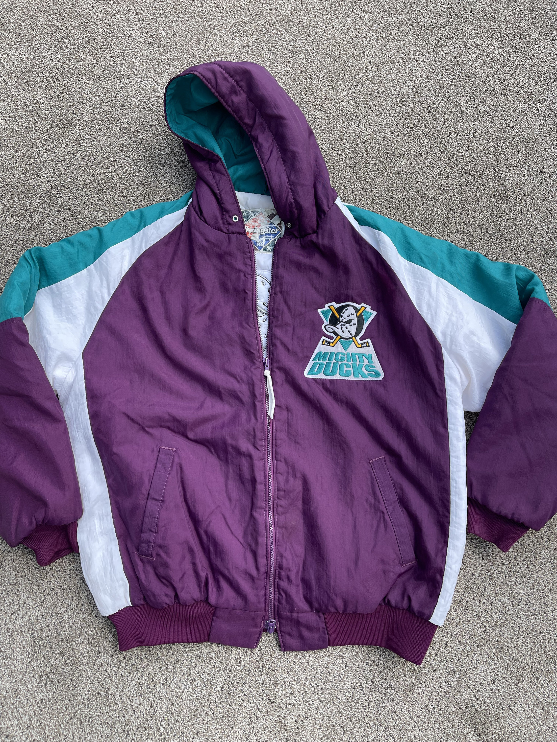 Mighty Ducks Letterman Jacket For Men's and Women's