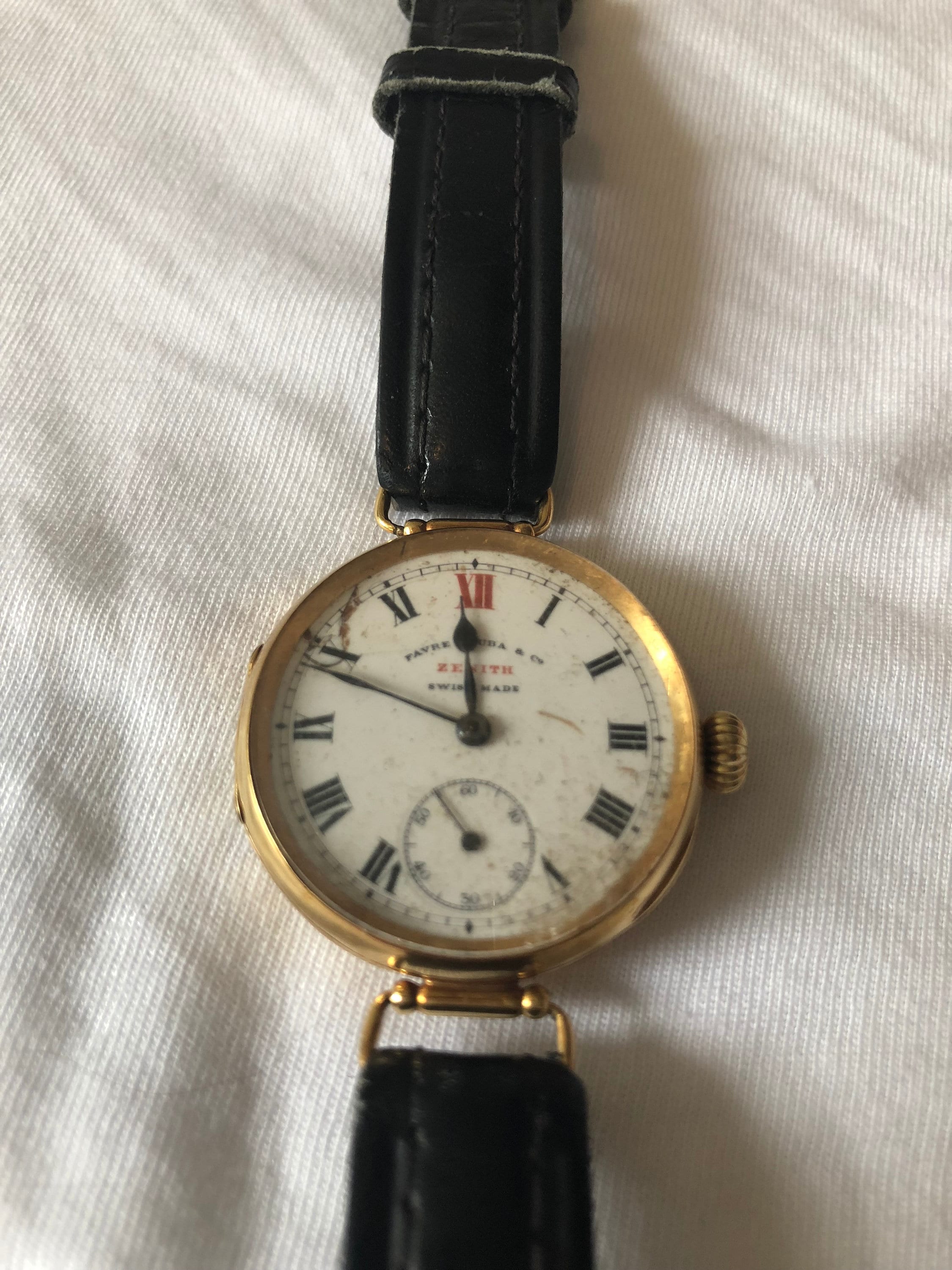 1910 Rare Antique Swiss Luxury Men's Watch for Nobility and 1910 Rare Antique Swiss Luxury Men's Watch for Nobility and
