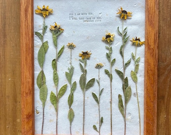 Geperste bloemkunst - Jeremia 2:19 vers