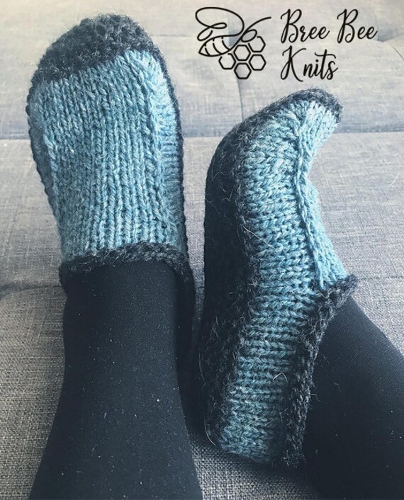 knit house slippers