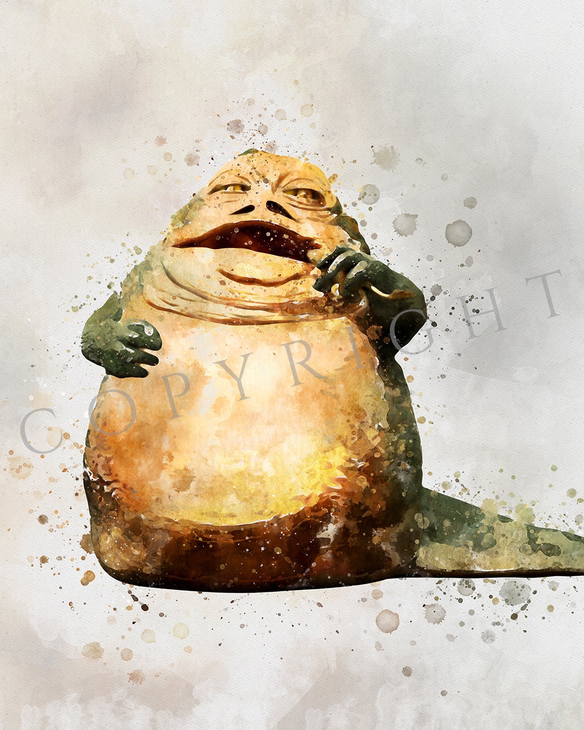 Star Wars print Star wars poster Star wars decor snail Disney Etsy