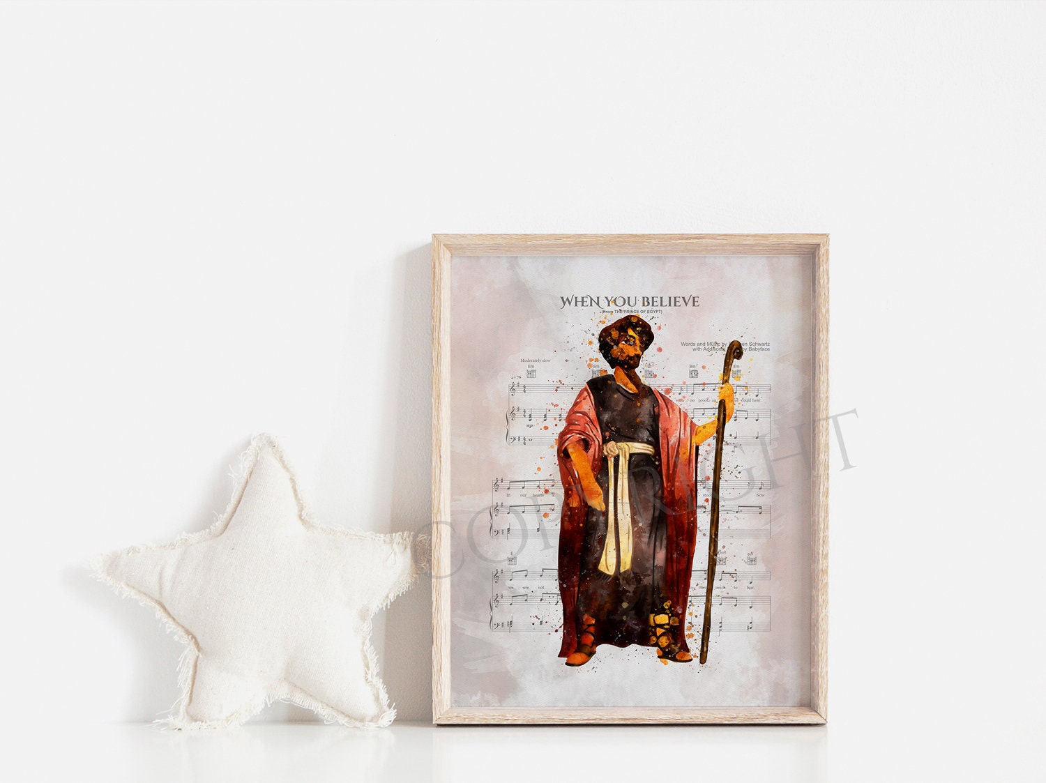 Prince Of Egypt Print Music Sheet Prince Of Egypt Poster When Etsy Australia