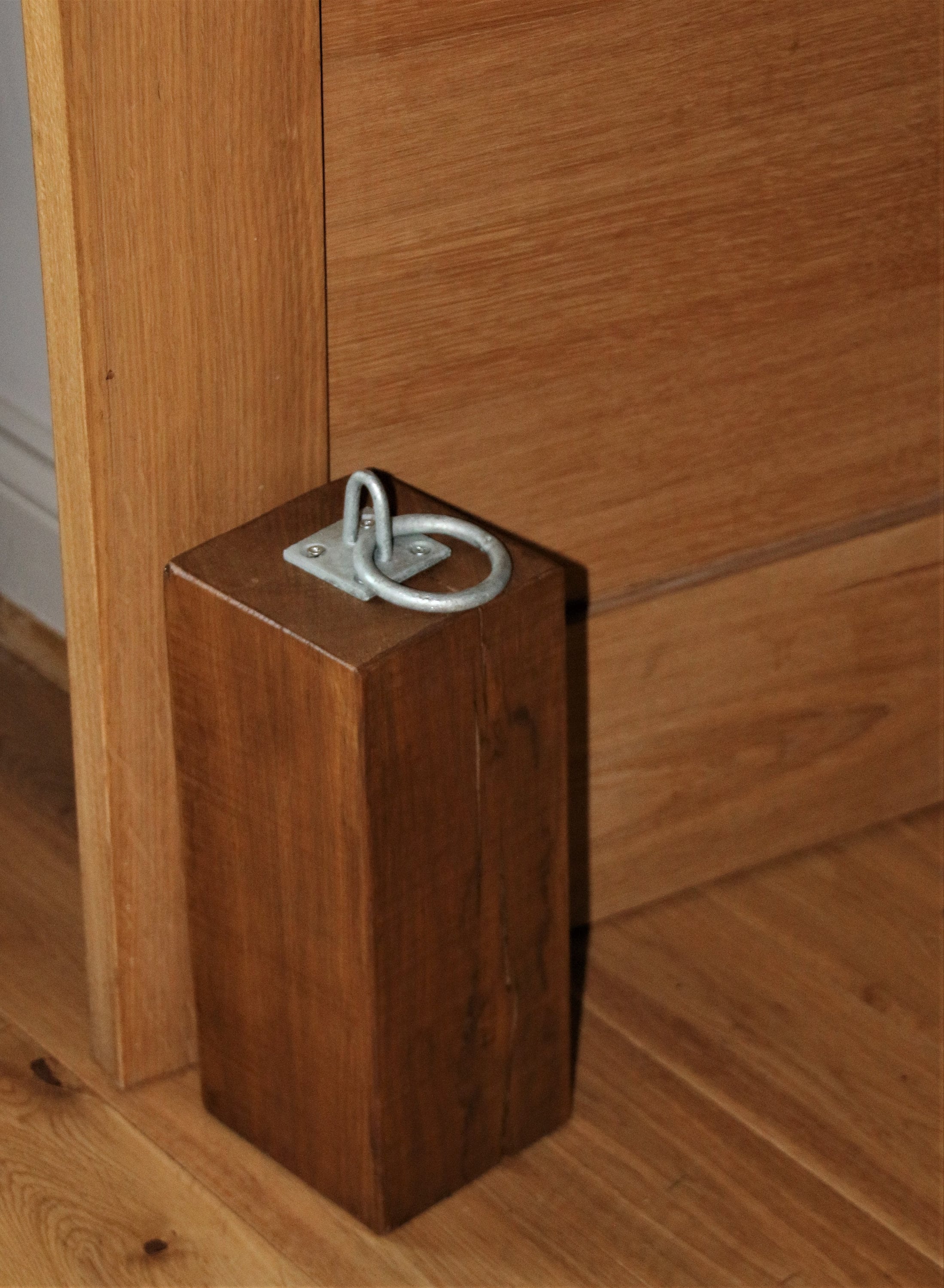 Solid Oak Door Stop Door Stopper Personalized Wooden Door -  Israel