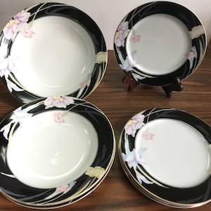 Mikasa "Charisma Black" Round Bowl, Salad Plates and Soup Bowls