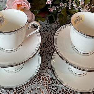 LENOX &quot;Erin&quot; (4) CUP and SAUCER Sets