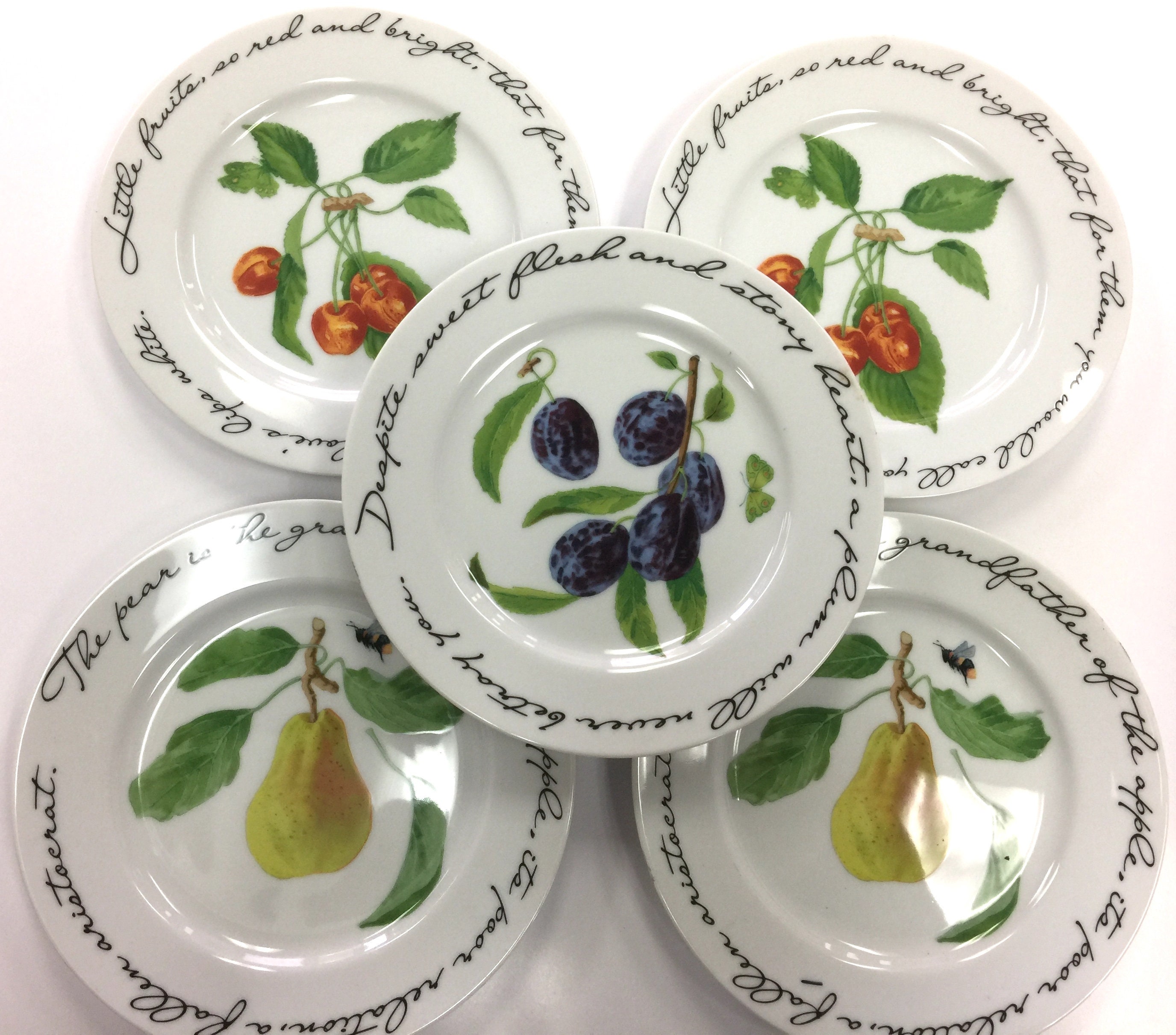 Williams Sonoma Orchard Suite 5 SALAD PLATES Etsy.de