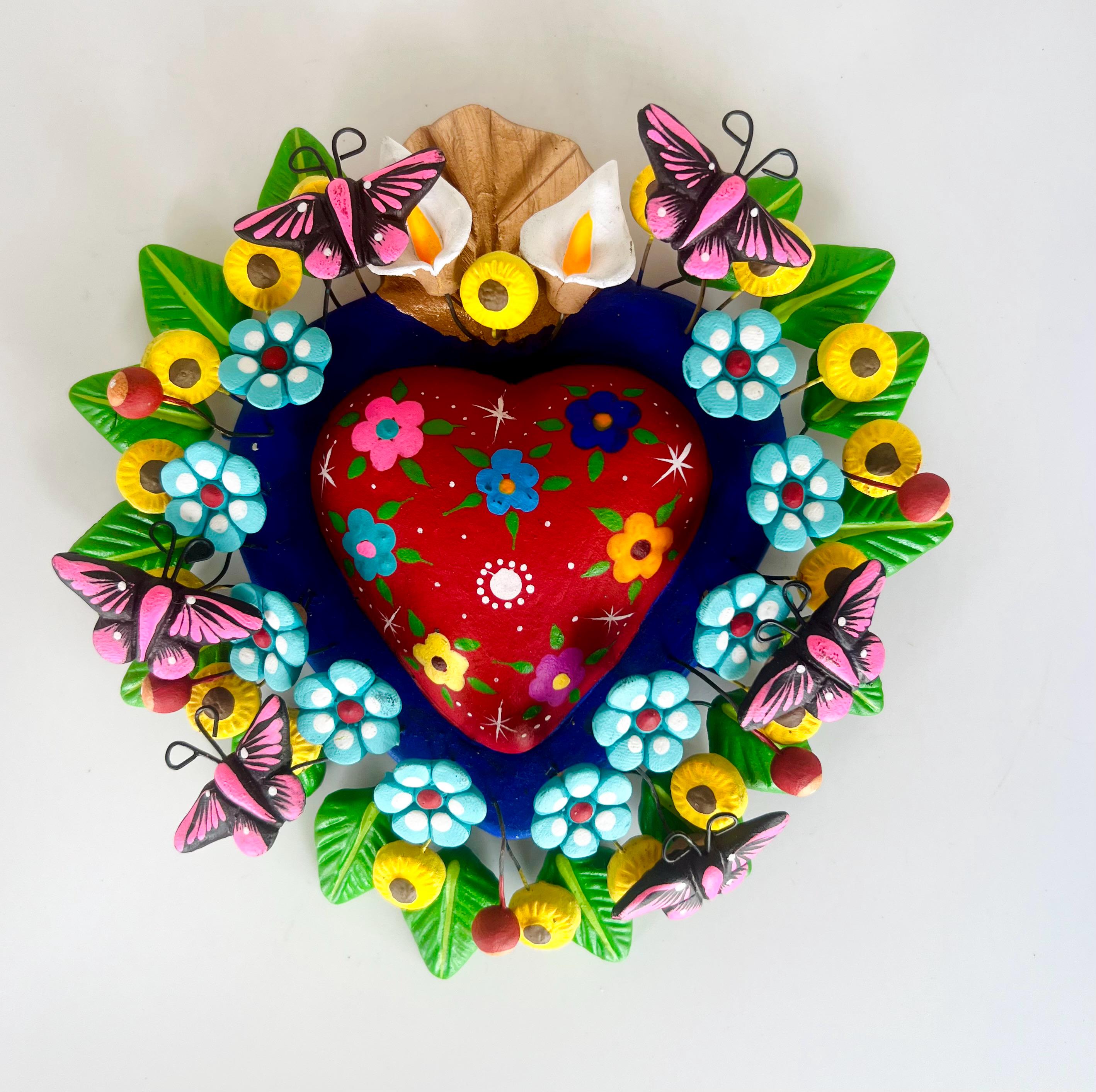 Mexican Heart Tree of Life Wall Art