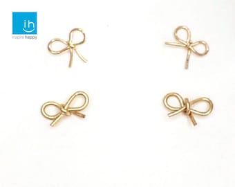 Bow Earrings, Bow Stud Earrings, Trendy Earrings, Hypoallergenic, Waterproof, Ribbon Earrings, Post Earrings, Gift for Her, Best Friend ERG