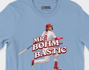 Koszulka Mr. Bohm-Bastic | Zabawna koszulka baseballowa Philadelphia