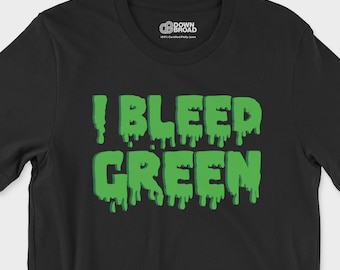 „Ich blute für die grünen Eagles“-Shirt | Philadelphia Football-T-Shirt | Geschenk für Philly Eagles-Fans | Go Birds-T-Shirt