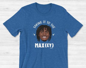 Camiseta de manga corta unisex Tyrese Maxey de los Philadelphia 76ers / Camiseta de los Sixers "Llevándolo al máximo" / Camiseta de los 76ers