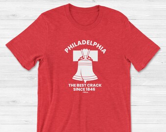 Vintage Philly Crack Unisex Short Sleeve T-Shirt | Philly T-Shirt | Philadelphia Shirt | Summer Vibes Shirt | Philadelphia Cotton Shirt