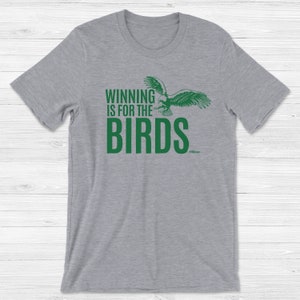 Vintage Winning is for the Birds Unisex Short Sleeve T-Shirt | Philly T-Shirt, Eagles Shirt, Graphic Summer Shirt