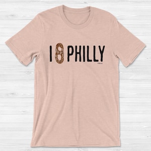 Vintage I Pretzel Phila Unisex Short Sleeve T-Shirt | Philly T-Shirt | Game Day Shirt | Sports tshirt | Philly Soft Pretzel T-Shirt