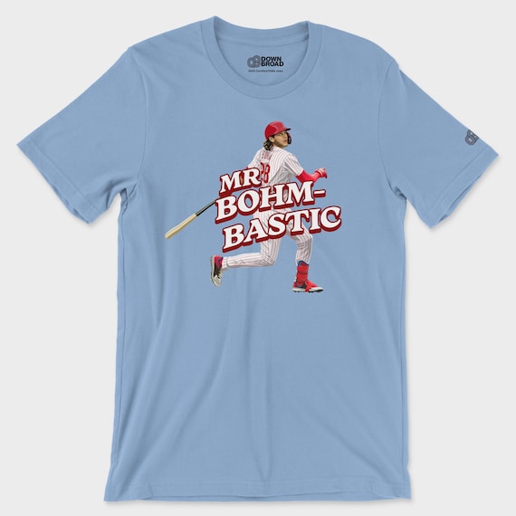 Alec Bohm Mr. Bohm-Bastic Shirt | Funny Phillies Tee | Philadelphia Phillies Fan Gift | Phillies Game Day Shirt