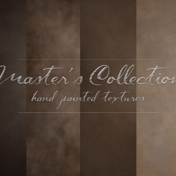 Master's Collection Hand Painted Digital Backdrops for Photoshop BROWNS