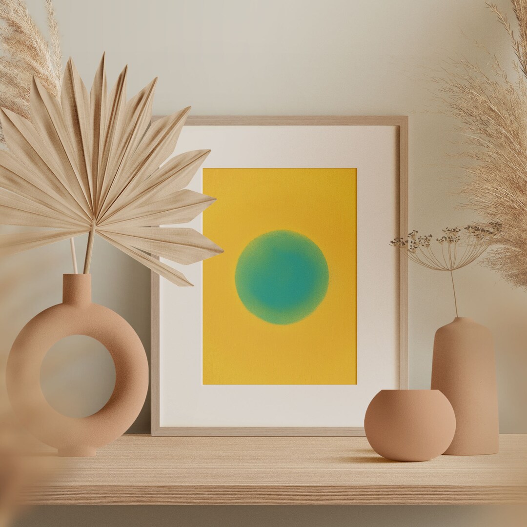 Fine Art Print Color Field Painting Color Gradient Etsy