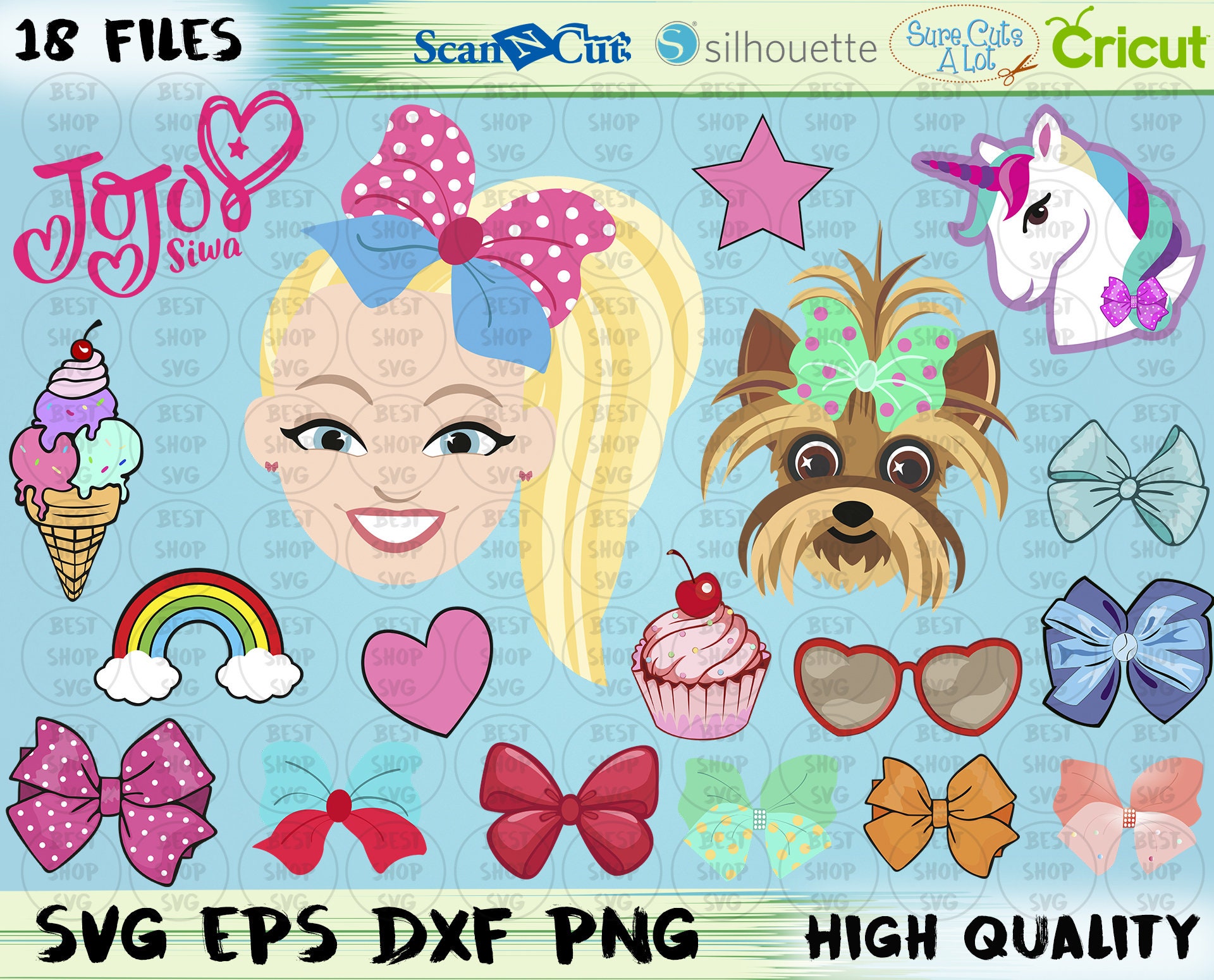 Download Jojo Siwa svg png eps Jojo svg JoJo Cutting file Clipart ...