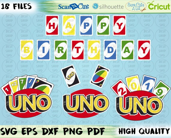 Download UNO svg png Uno Birthday Uno print Uno Vector Uno Party | Etsy