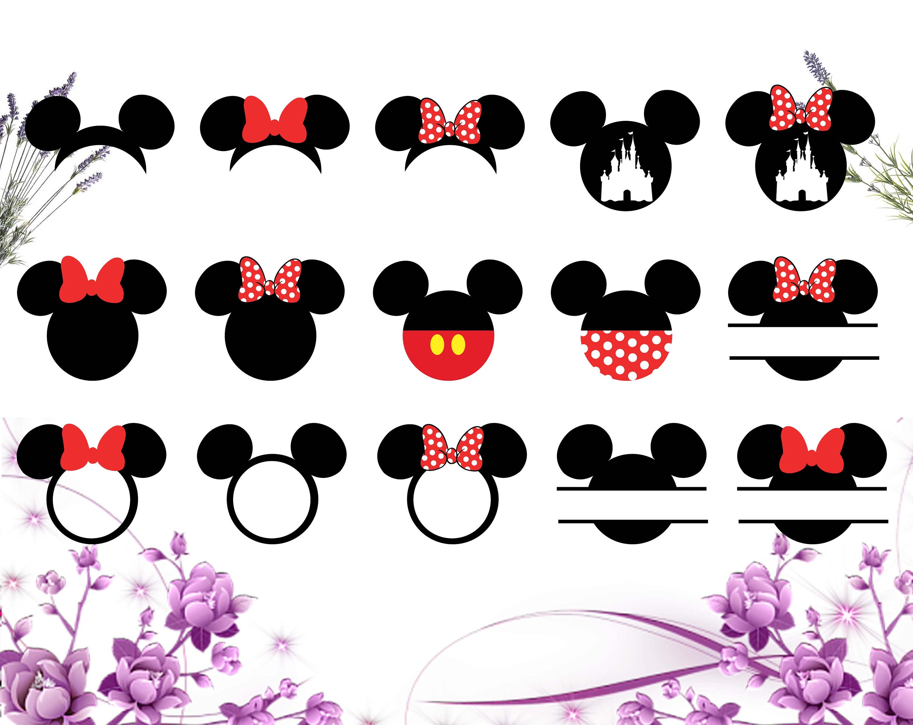 Download Mickey svg file/ Mickey mouse svg dxf png/ Printable/ SVG ...