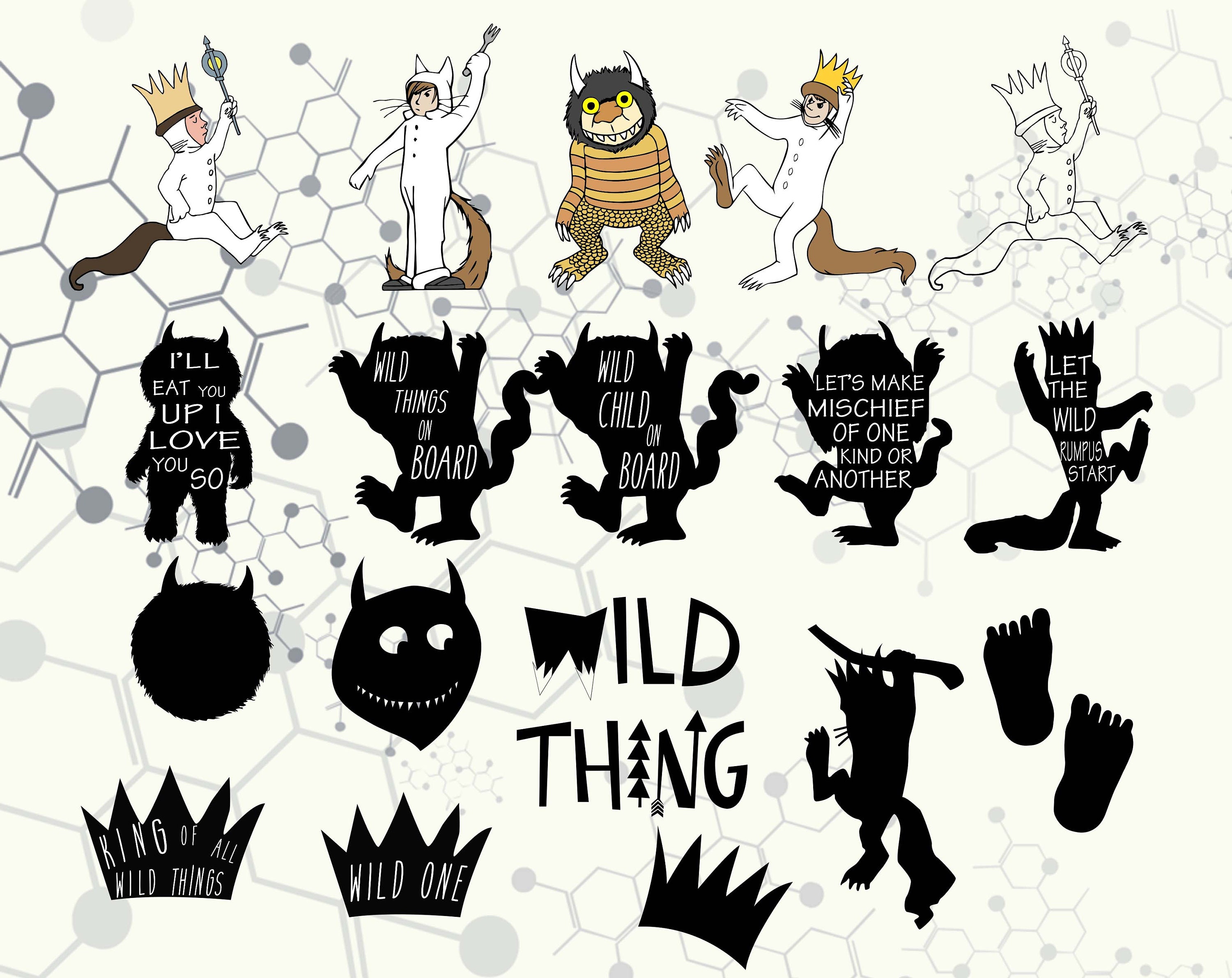 where the wild things are figures ebay