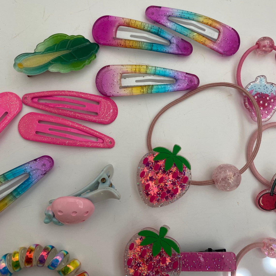 Lot of 20 decora hair accessories hair clips hair ties Etsy
