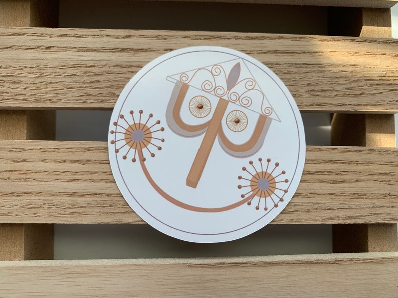 It es a Small World Clock Face Sticker Glossy Die Cut | Etsy