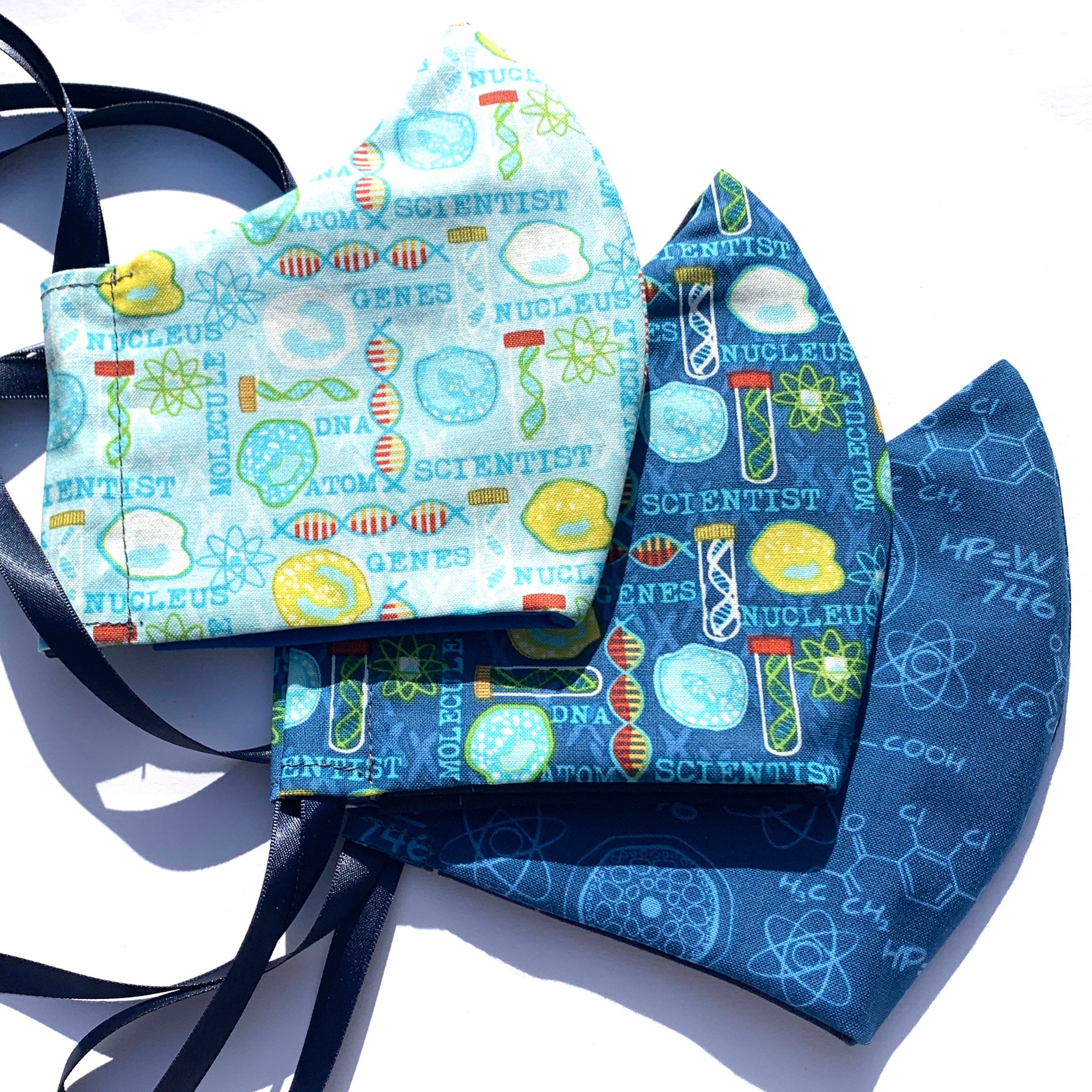 You pick 2 Scientist | Reusable Washable Cotton Face Mask with Filter…