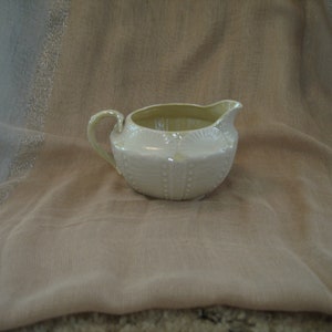 Vintage Beleek Ivory Creamer, Circa 1946-1955