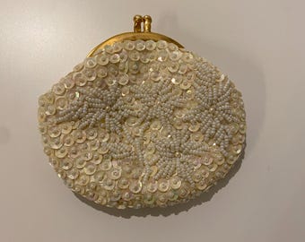 Vintage Decorative Coin Purse from Hong Kong - 1970's